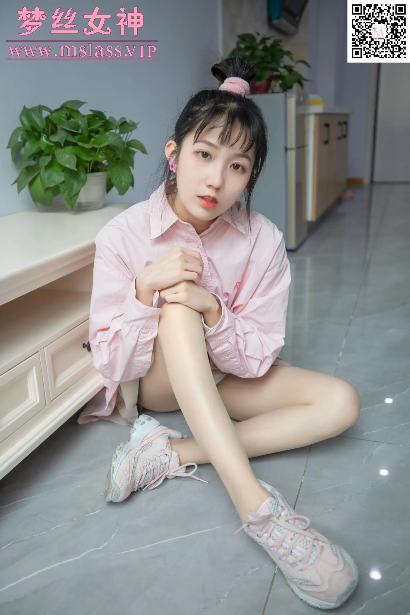 [MSLASS梦丝女神] 2020.10.22 NO.130 莹仙女 粉粉的 [66P]插图5